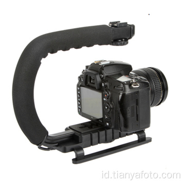 C bentuk video stabilizer kamera gimbal genggam